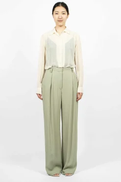 Pleats Shirt Off White