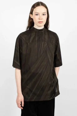 Printed Blouse Khaki