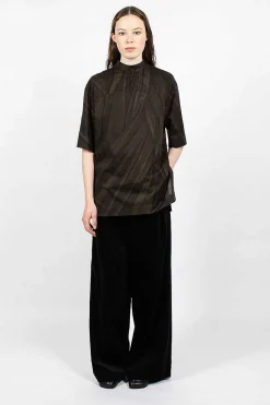 Printed Blouse Khaki