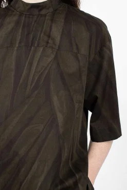 Printed Blouse Khaki