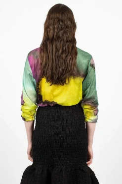 Printed Shirt Yellow Dye