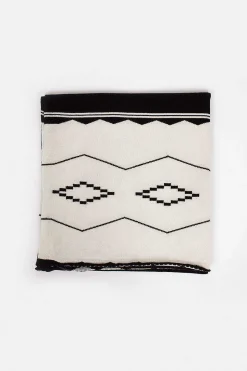 Pueblo Wrap Scarf Black/White