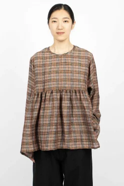 Pullover Orange Check