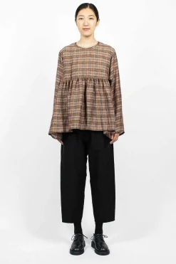 Pullover Orange Check