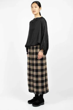 Pyjama Trouser Check Brown/Black