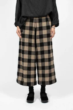 Pyjama Trouser Check Brown/Black