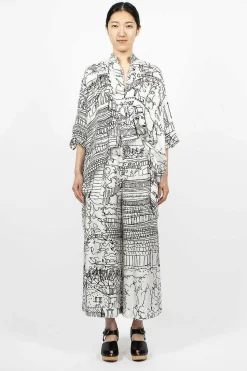 Pyjama Trouser Village Print