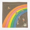 Rainbow And Horses Printed Bandana Khaki