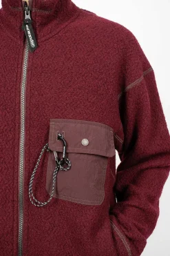 Re Wool Jq Fleece Bordeaux