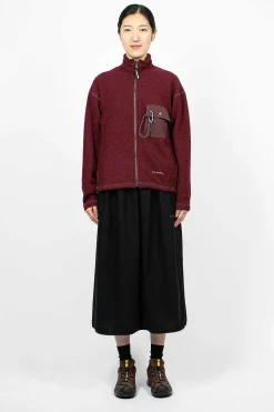 Re Wool Jq Fleece Bordeaux