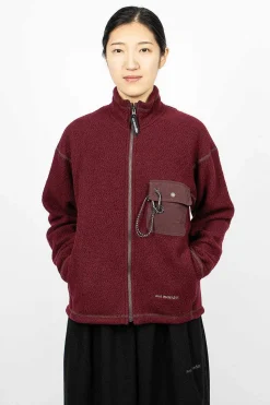Re Wool Jq Fleece Bordeaux