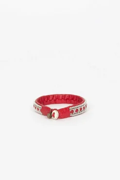 Red Hide B Bracelet 1