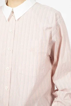 Reverse Shirt Pink Stripe