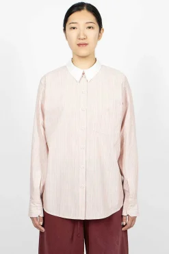 Reverse Shirt Pink Stripe