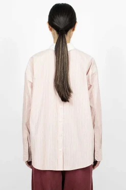 Reverse Shirt Pink Stripe