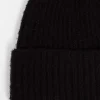 Ribbed Beanie Black