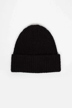 Ribbed Beanie Black