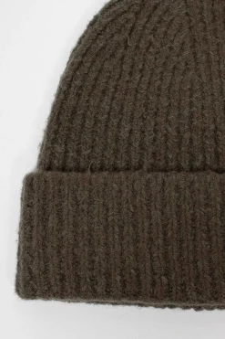 Ribbed Beanie Forest Green