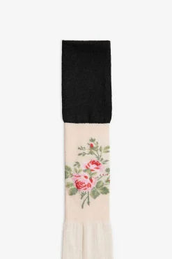 Rosebud Jacquard Socks