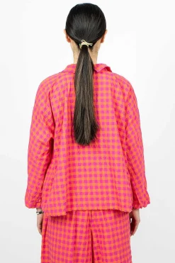 Rossella Shirt Orange/Fuchsia