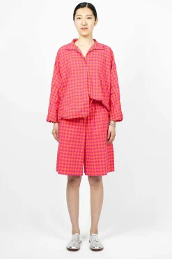 Rossella Shirt Orange/Fuchsia