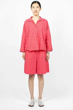 Rossella Shirt Orange/Fuchsia