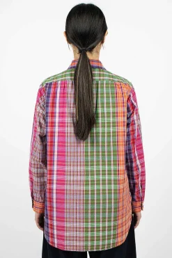 Rounded Collar Shirt Multi