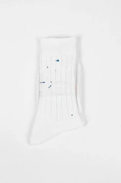 Rs-202 Paint Socks White/Blue