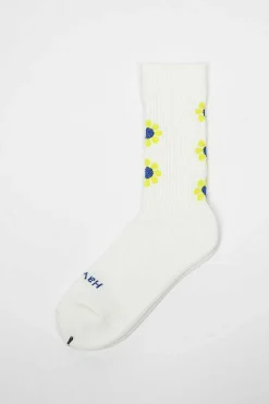 Rs-195 Peace Socks White