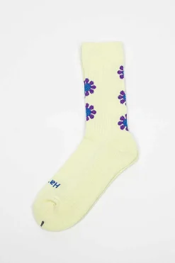 Rs-195 Peace Socks Yellow