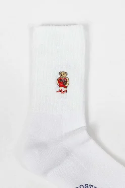 Rs-198 Team Bear Socks White