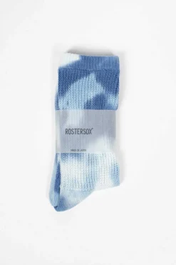 Rs-297 Tie Dye Socks Blue