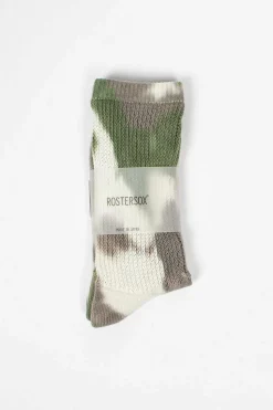 Rs-297 Tie Dye Socks Green