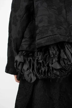 Ruffle Hem Floral Jacket