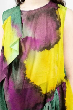 Ruffle Top Yellow Dye