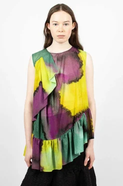 Ruffle Top Yellow Dye