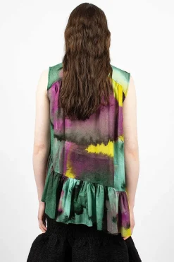 Ruffle Top Yellow Dye