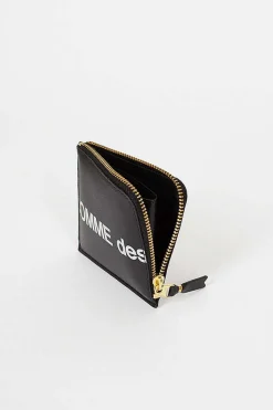 Sa3100Hl Black Huge Logo Wallet