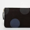 Sa0111Rd Classic Compartment Purse Black Dot