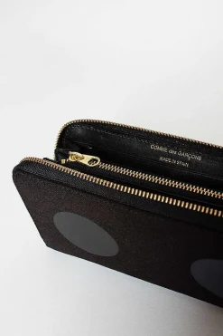 Sa0111Rd Classic Compartment Purse Black Dot