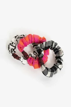 Scrunchie Bracelet Fuchsia/Orange