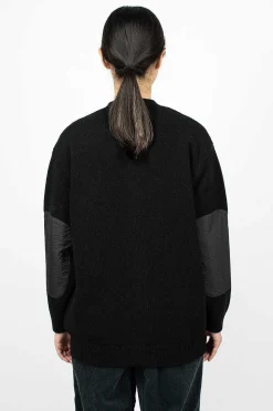 Shetland Wool Cardigan Black