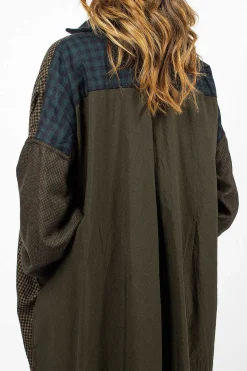 Shirt Dress Patchwork Mix