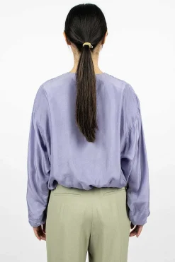 Silk Blouse Lavender