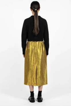 Simple Skirt Gold
