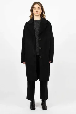 Single Breasted Coat Black