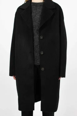 Single Breasted Coat Black