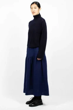Sling Skirt Woven Blue