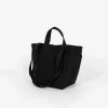 Small Side Pocket Tote Black