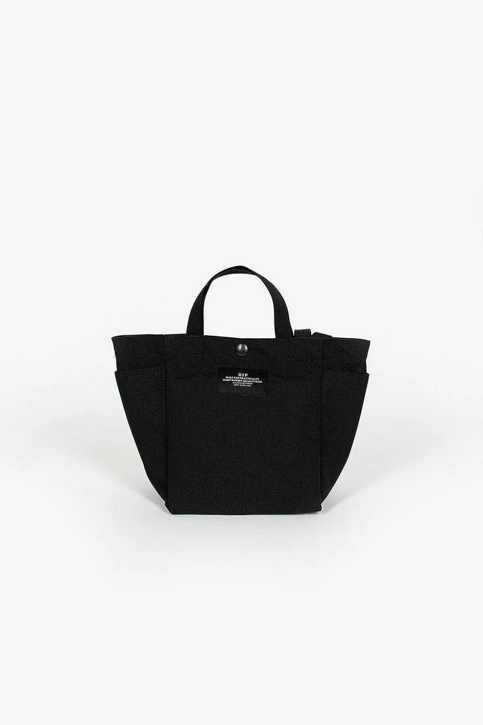 Small Side Pocket Tote Black